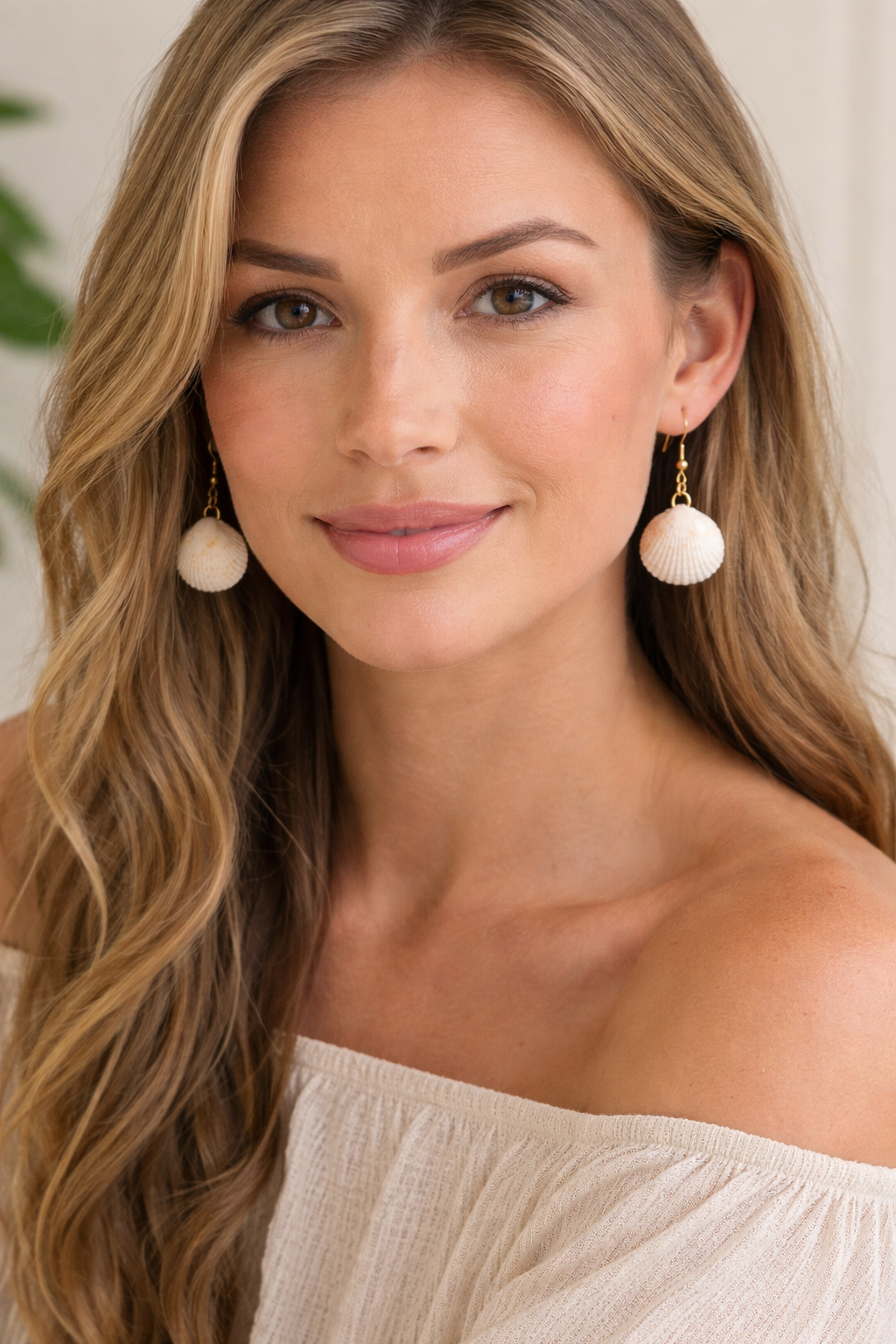 Sea Scallop Shell Earrings