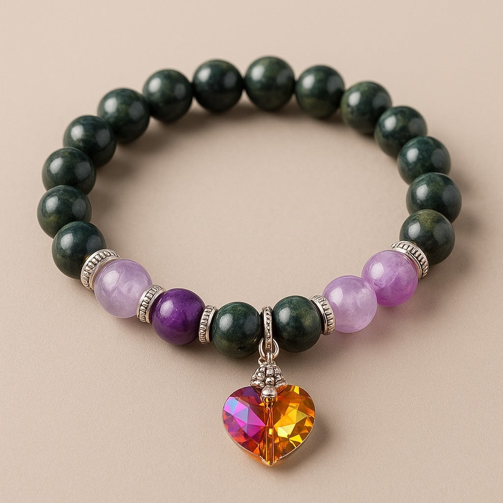 Mystic Twilight Charm Bracelet & Earring Set