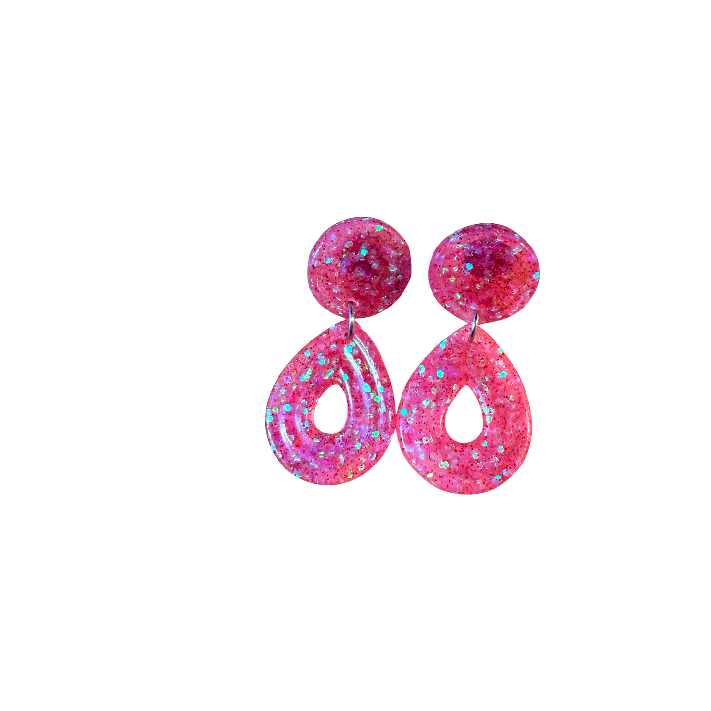 Aurora Glitter Drop Earrings