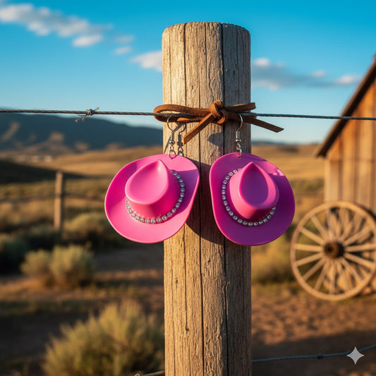 Hot Pink Cowboy Hat Statement