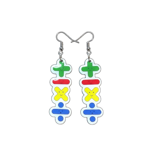 Math Teacher Earrings