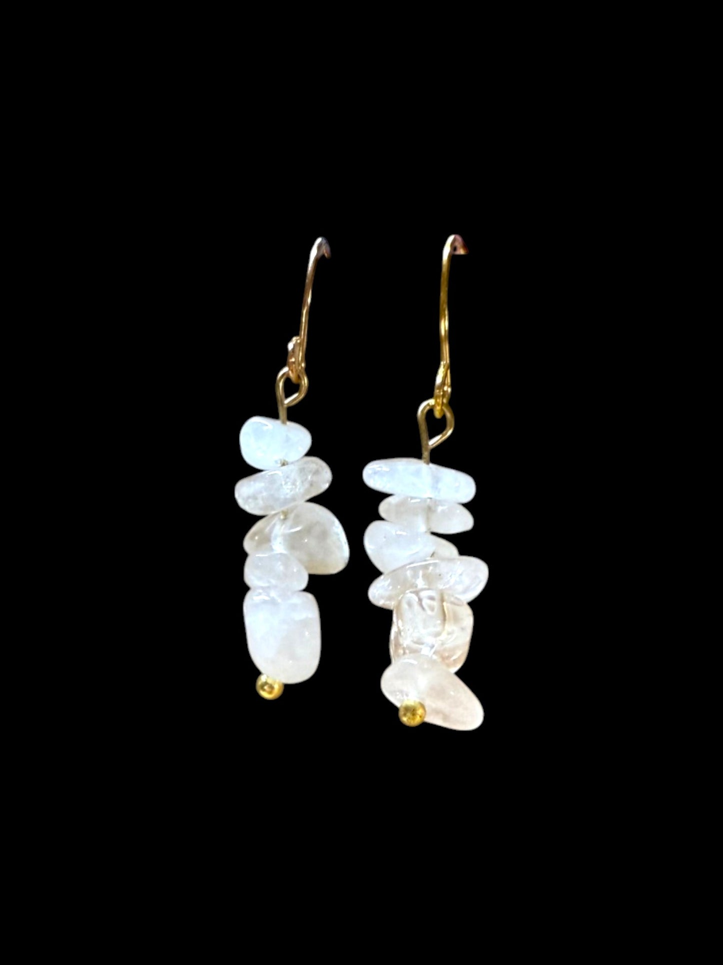 Gemstone Energy Drop Earrings | 12 Healing Stone Options | Handmade One of a Kind