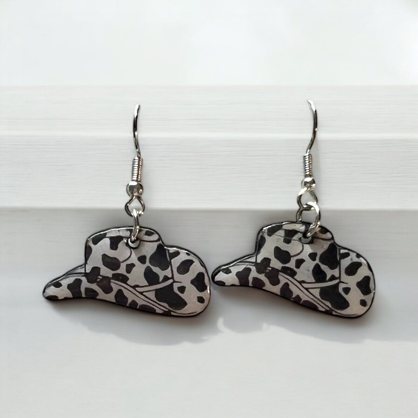 Pink Cowgirl Collection – Handmade Hat & Boot Dangle Earrings