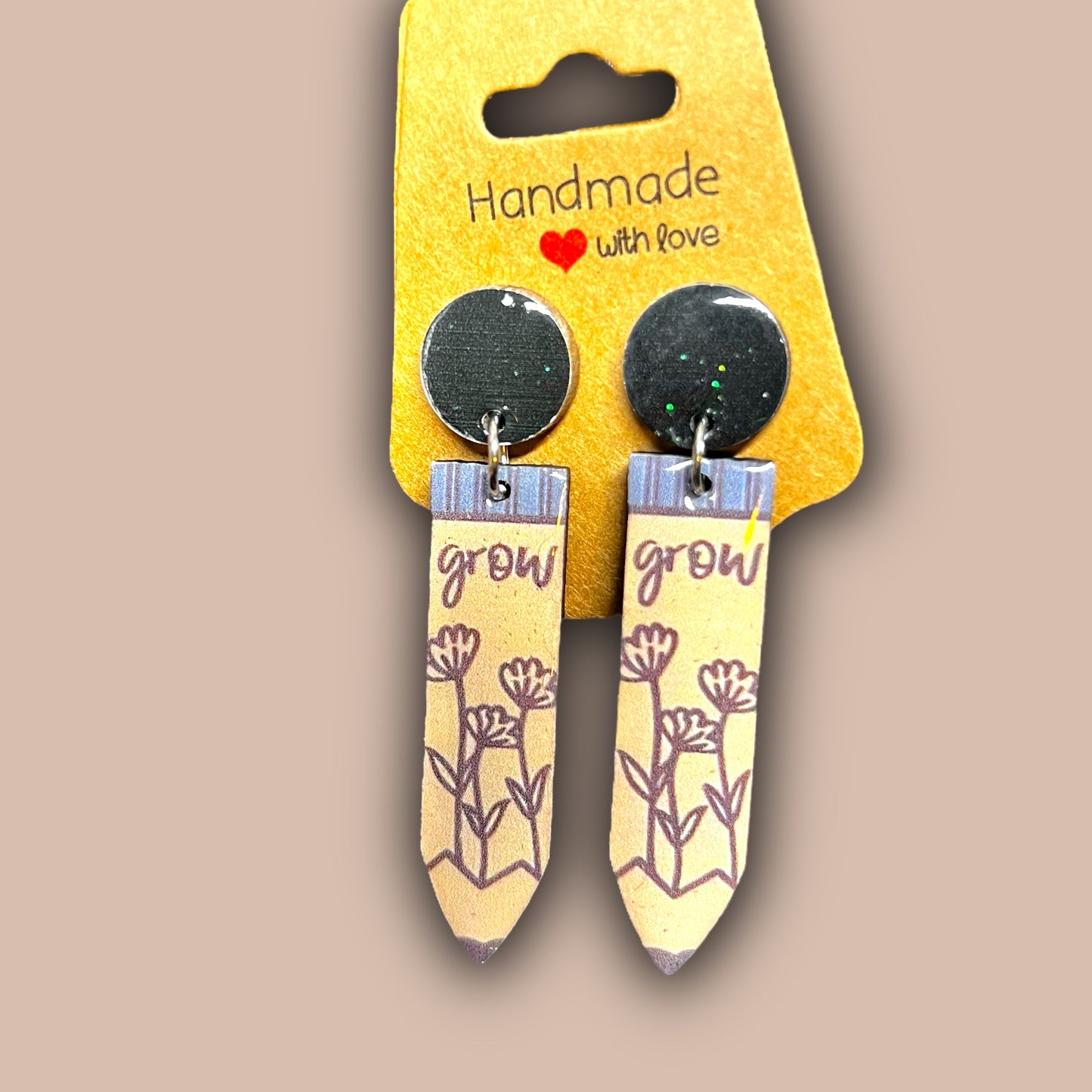 Teacher Earrings - Inspire & Motivate