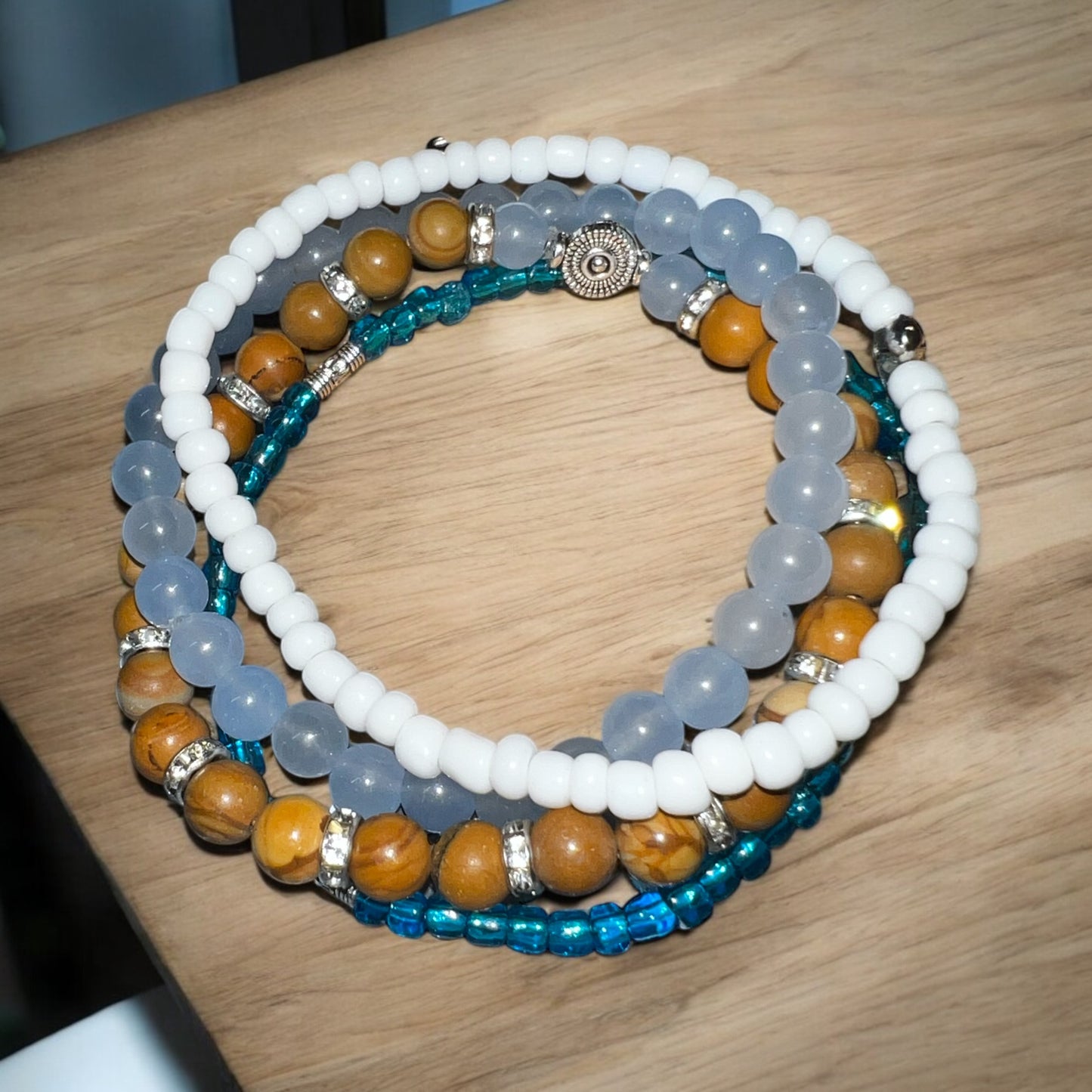 Ocean Breeze Stackable Bracelet Set