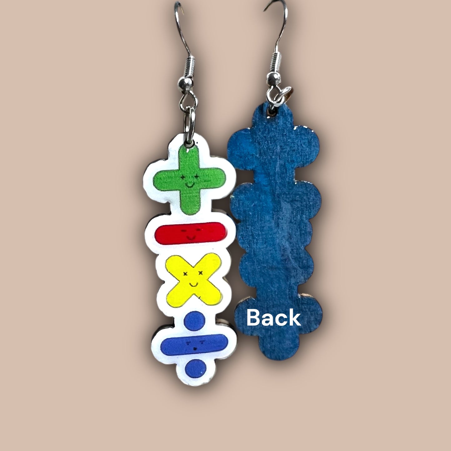 โ๐ Math Teacher Earrings โ Where Style Meets STEM โ๏ธโ
