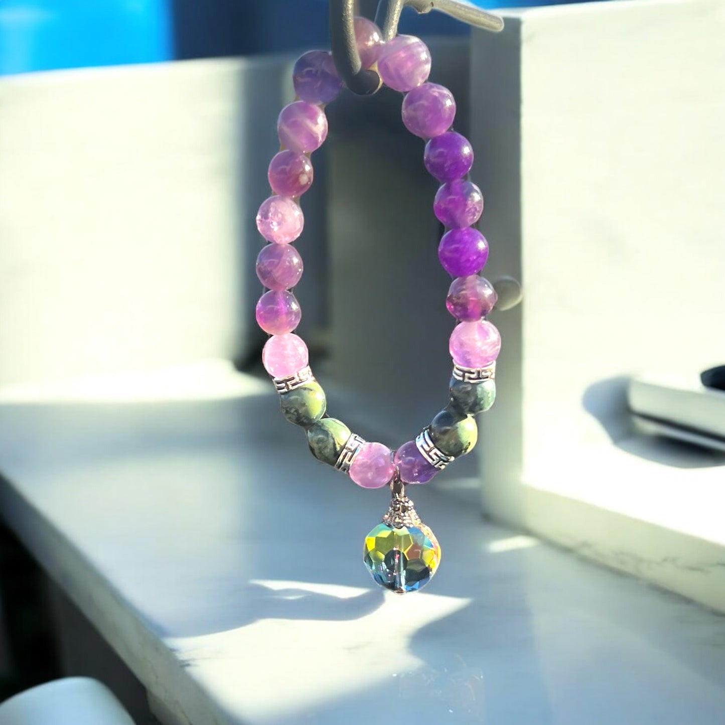 Mystic Twilight Charm Bracelet & Earring Set