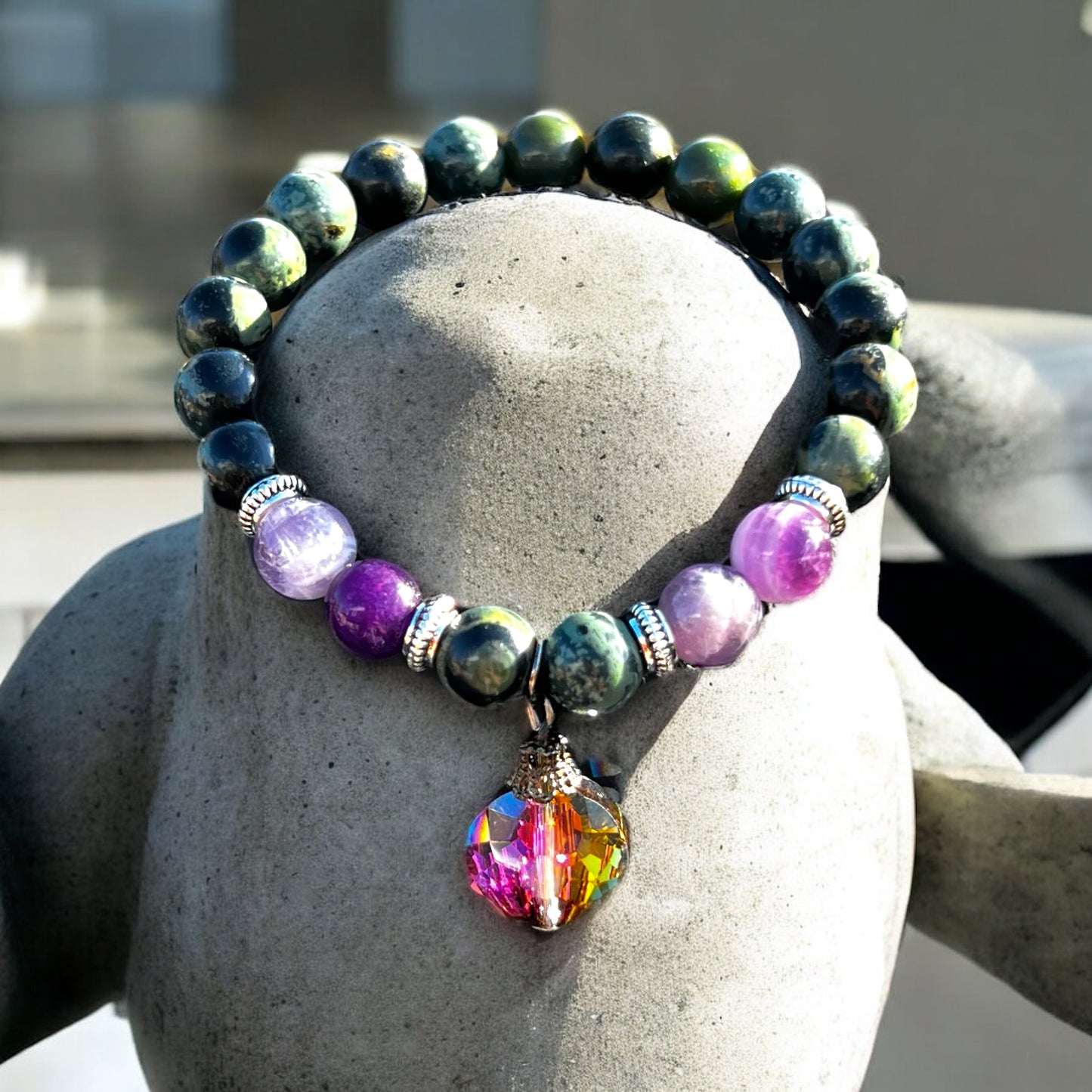 Mystic Twilight Charm Bracelet & Earring Set