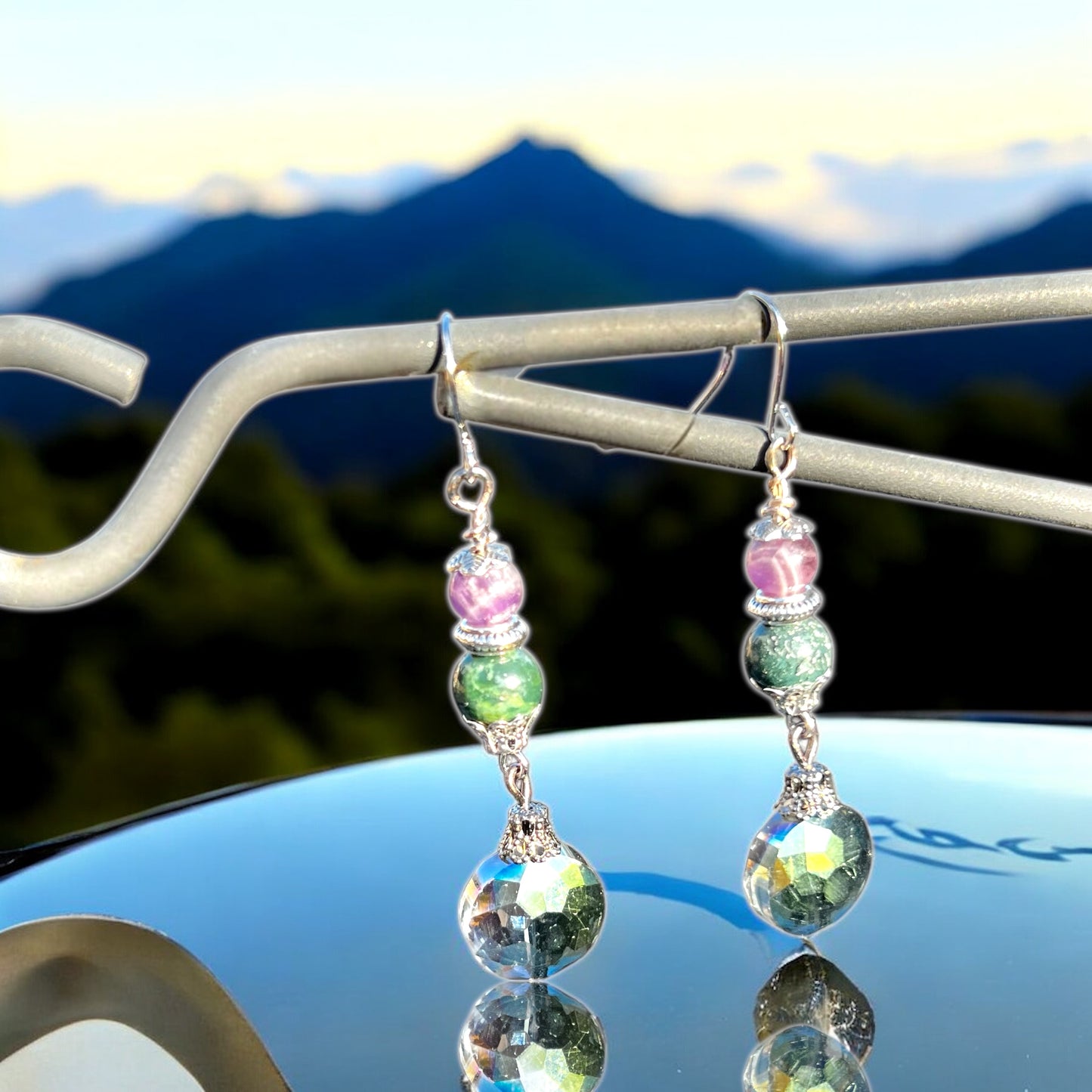 Mystic Twilight Charm Bracelet & Earring Set