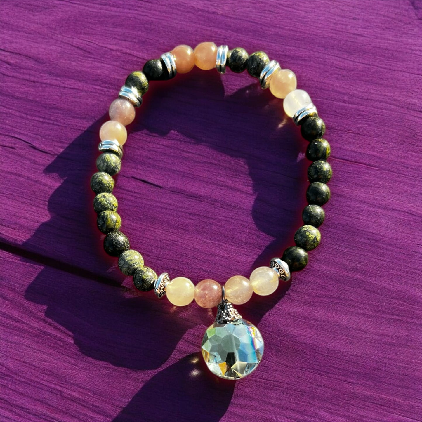 Mystic Twilight Charm Bracelet & Earring Set
