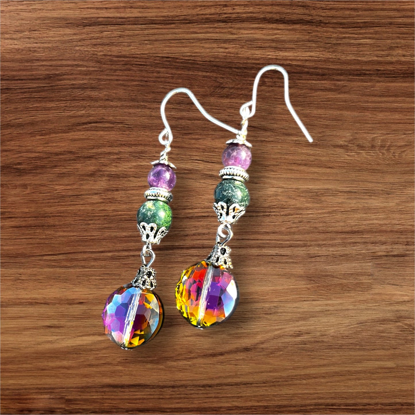 Mystic Twilight Charm Bracelet & Earring Set