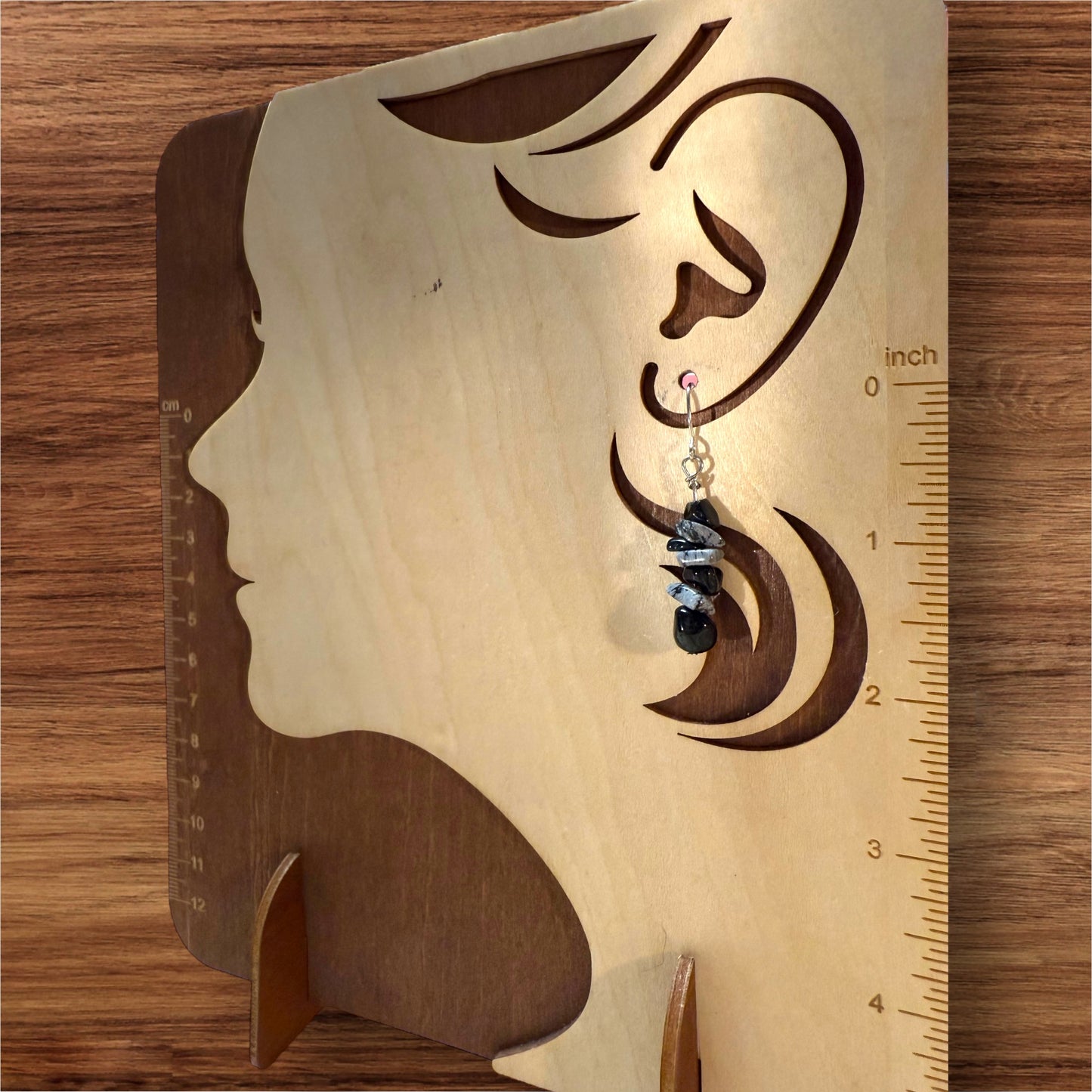 Gemstone Energy Drop Earrings | 12 Healing Stone Options | Handmade One of a Kind