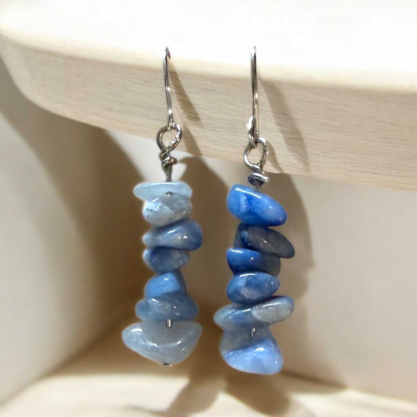 Gemstone Energy Drop Earrings | 12 Healing Stone Options | Handmade One of a Kind