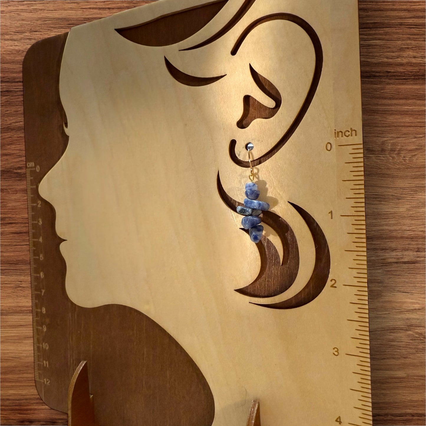 Gemstone Energy Drop Earrings | 12 Healing Stone Options | Handmade One of a Kind