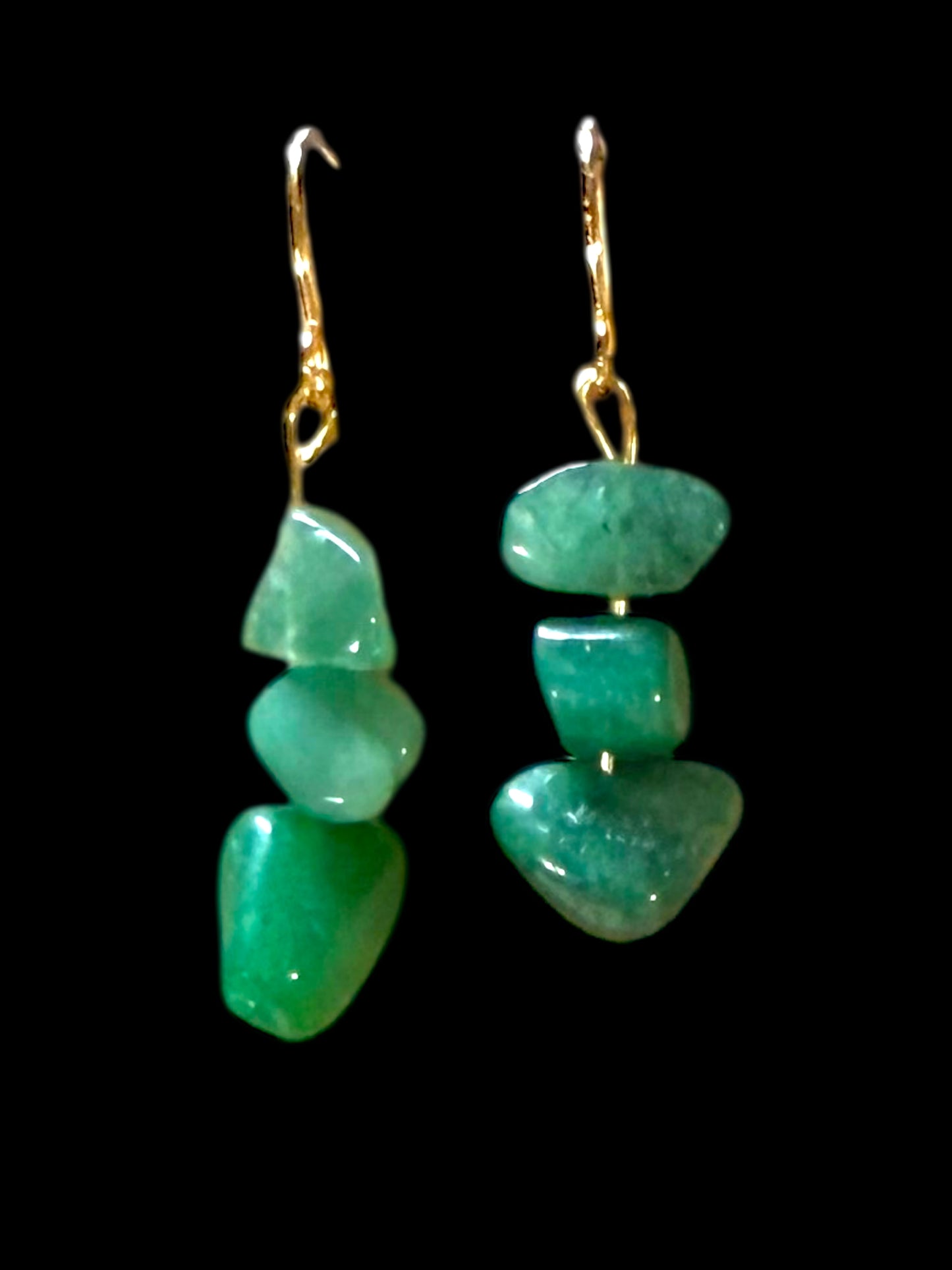 Gemstone Energy Drop Earrings | 12 Healing Stone Options | Handmade One of a Kind