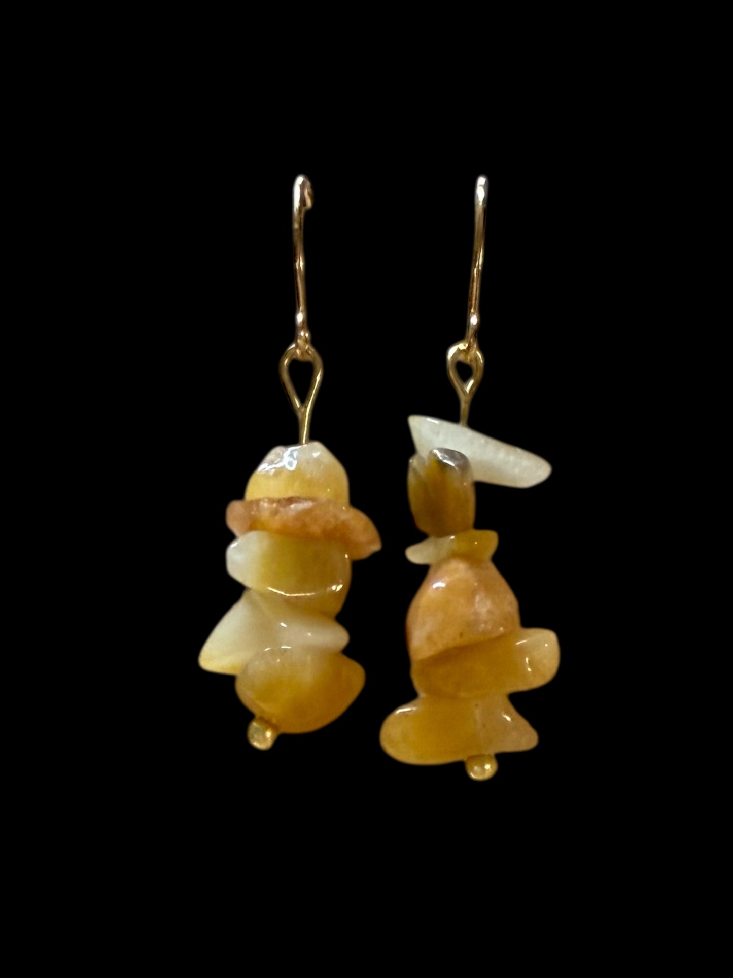 Gemstone Energy Drop Earrings | 12 Healing Stone Options | Handmade One of a Kind