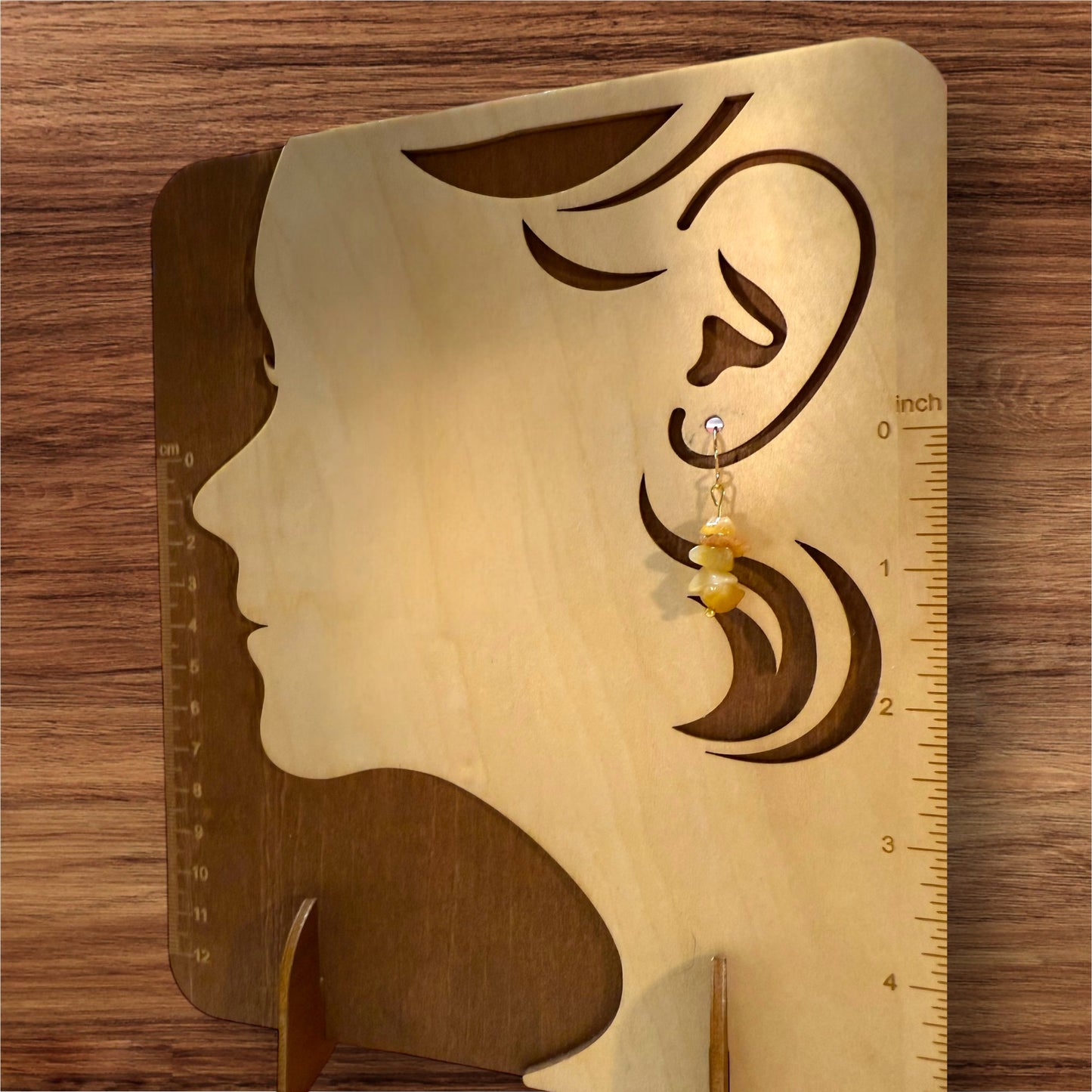 Gemstone Energy Drop Earrings | 12 Healing Stone Options | Handmade One of a Kind