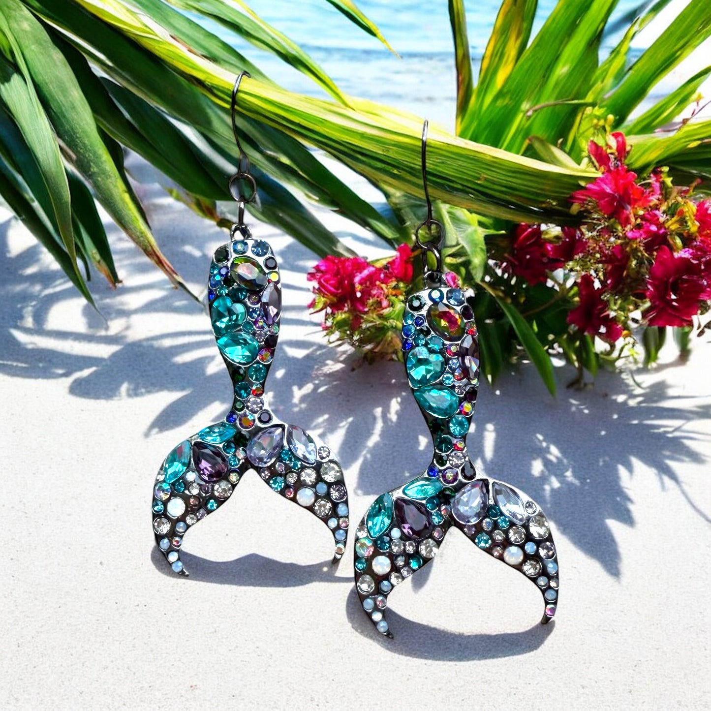 π§ββοΈ Mermaid Magic Tail Earrings β Ocean Sparkle Edition