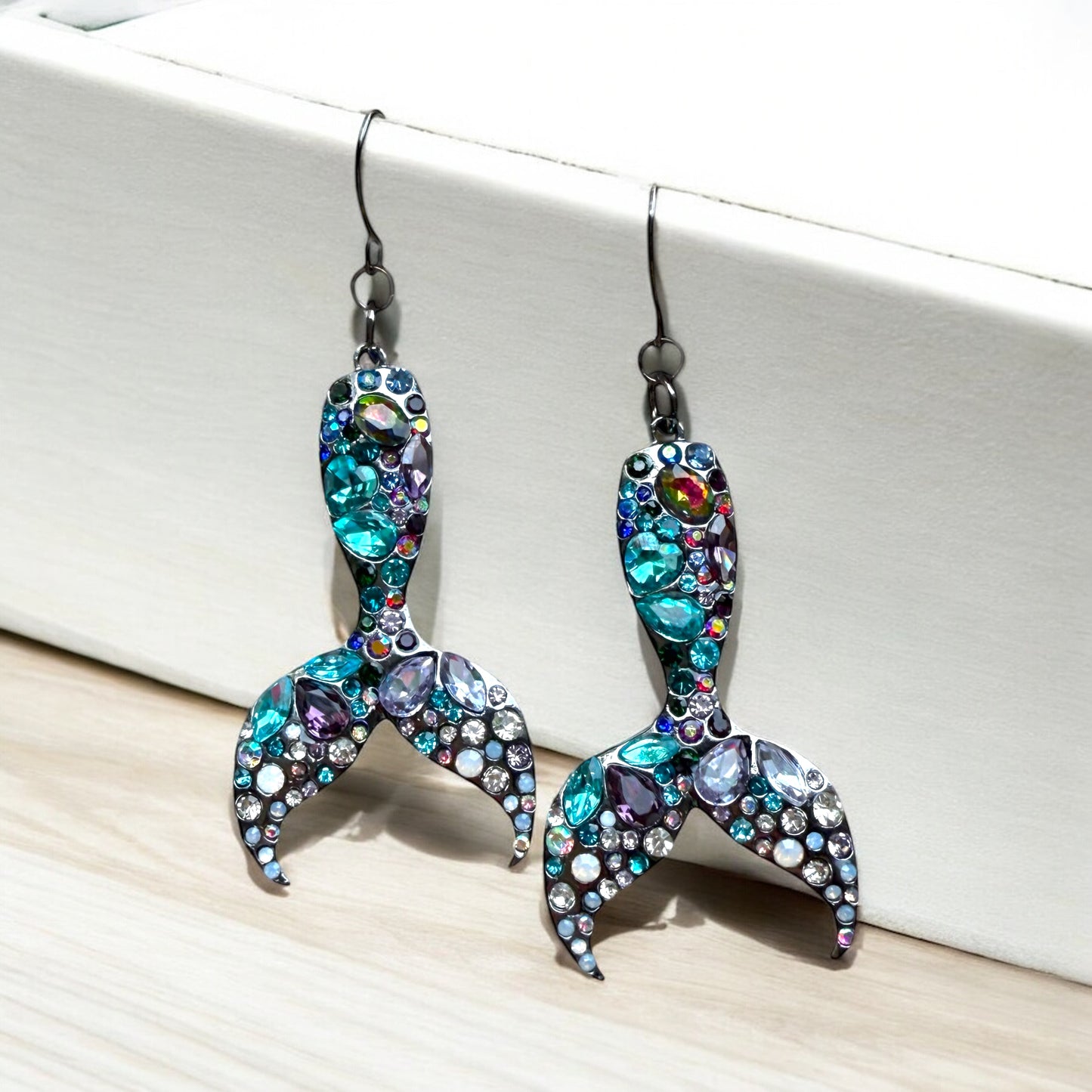 π§ββοΈ Mermaid Magic Tail Earrings β Ocean Sparkle Edition