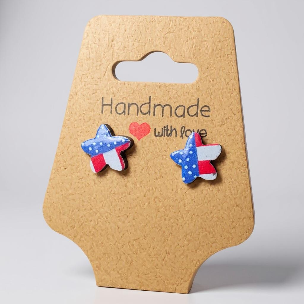Patriotic Stud & Post Earrings ๐บ๐ธโจ