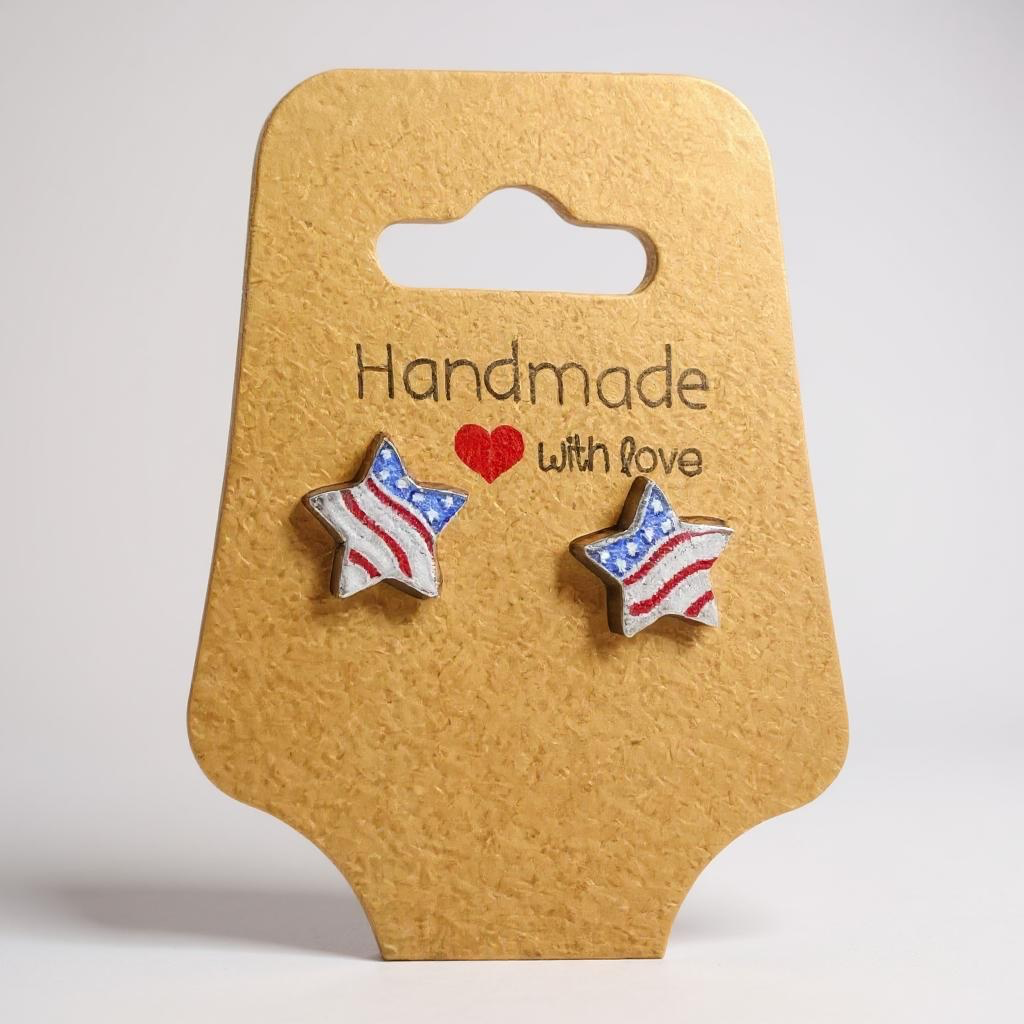 Patriotic Stud & Post Earrings ๐บ๐ธโจ