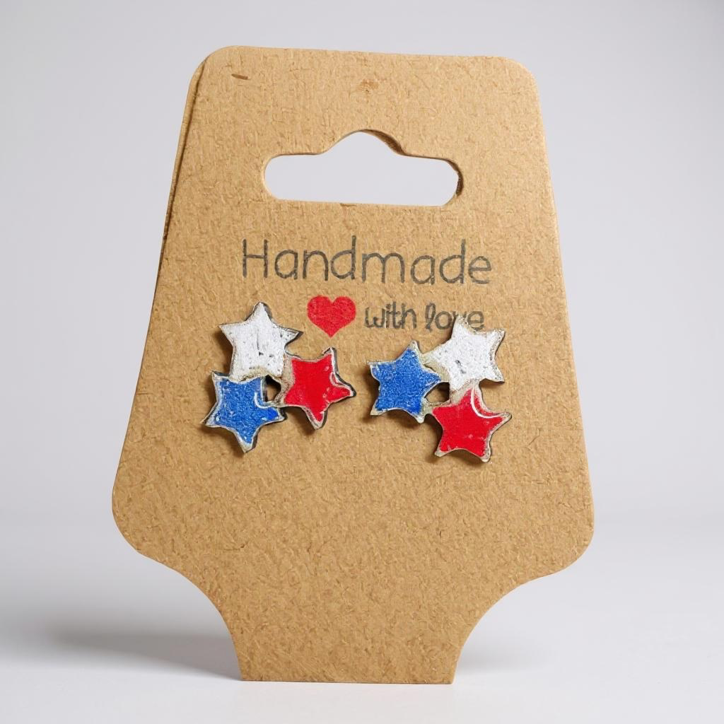 Patriotic Stud & Post Earrings ๐บ๐ธโจ