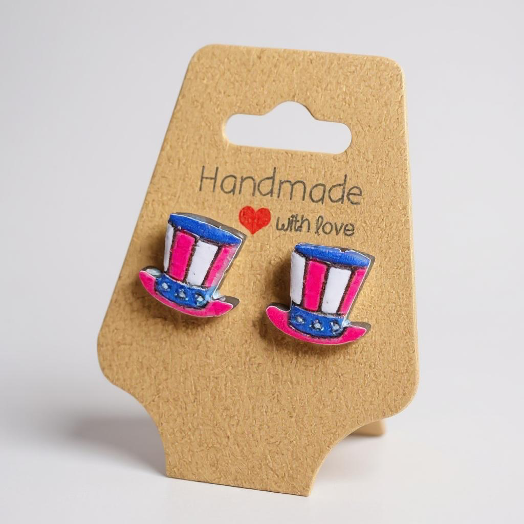 Patriotic Stud & Post Earrings ๐บ๐ธโจ