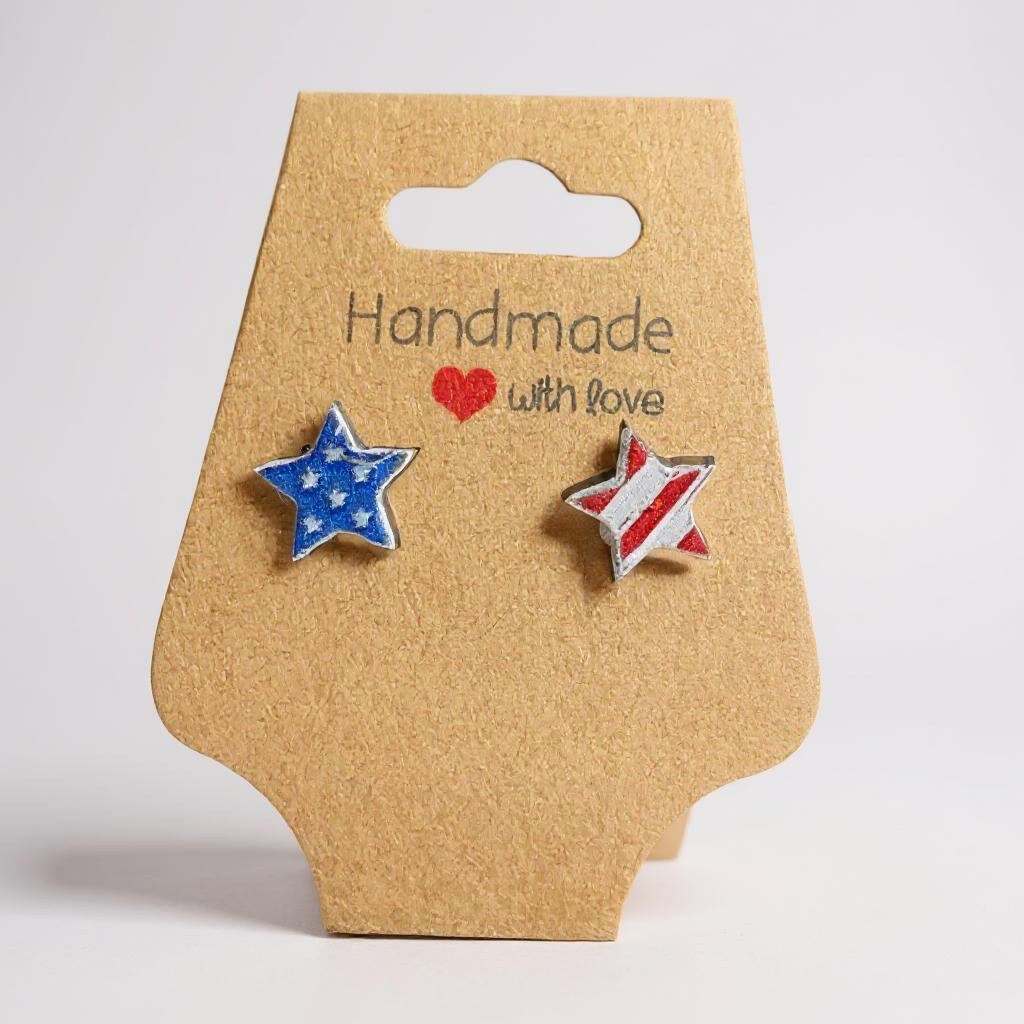 Patriotic Stud & Post Earrings ๐บ๐ธโจ