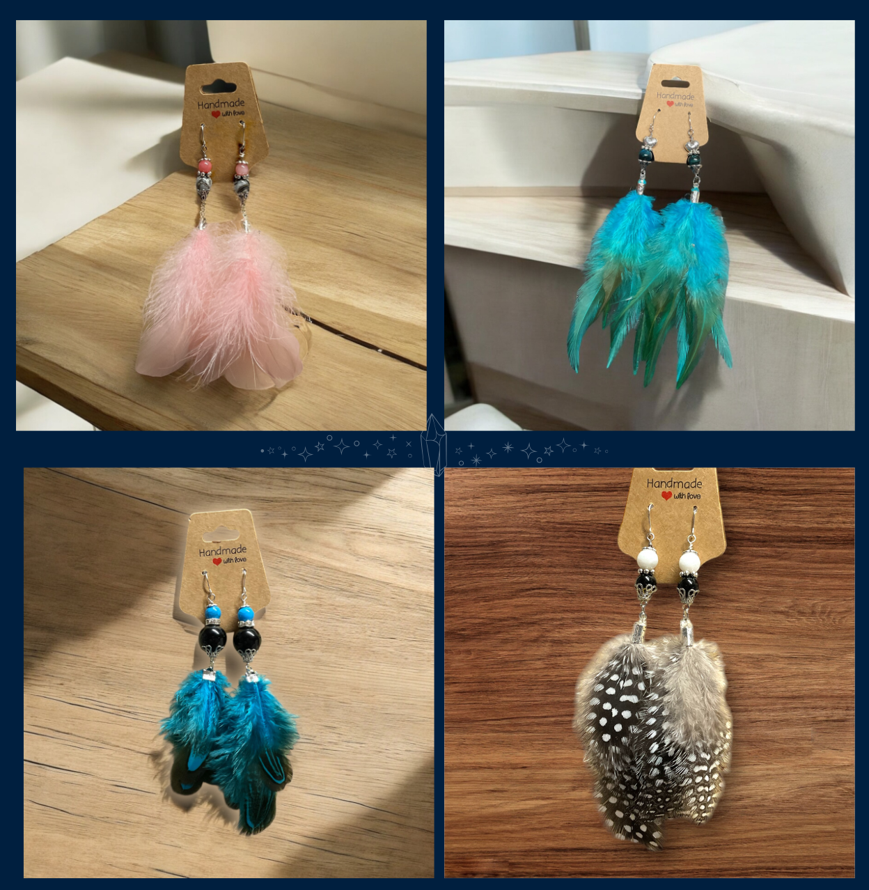Feather Whisper Earrings – Dreamy Boho Collection