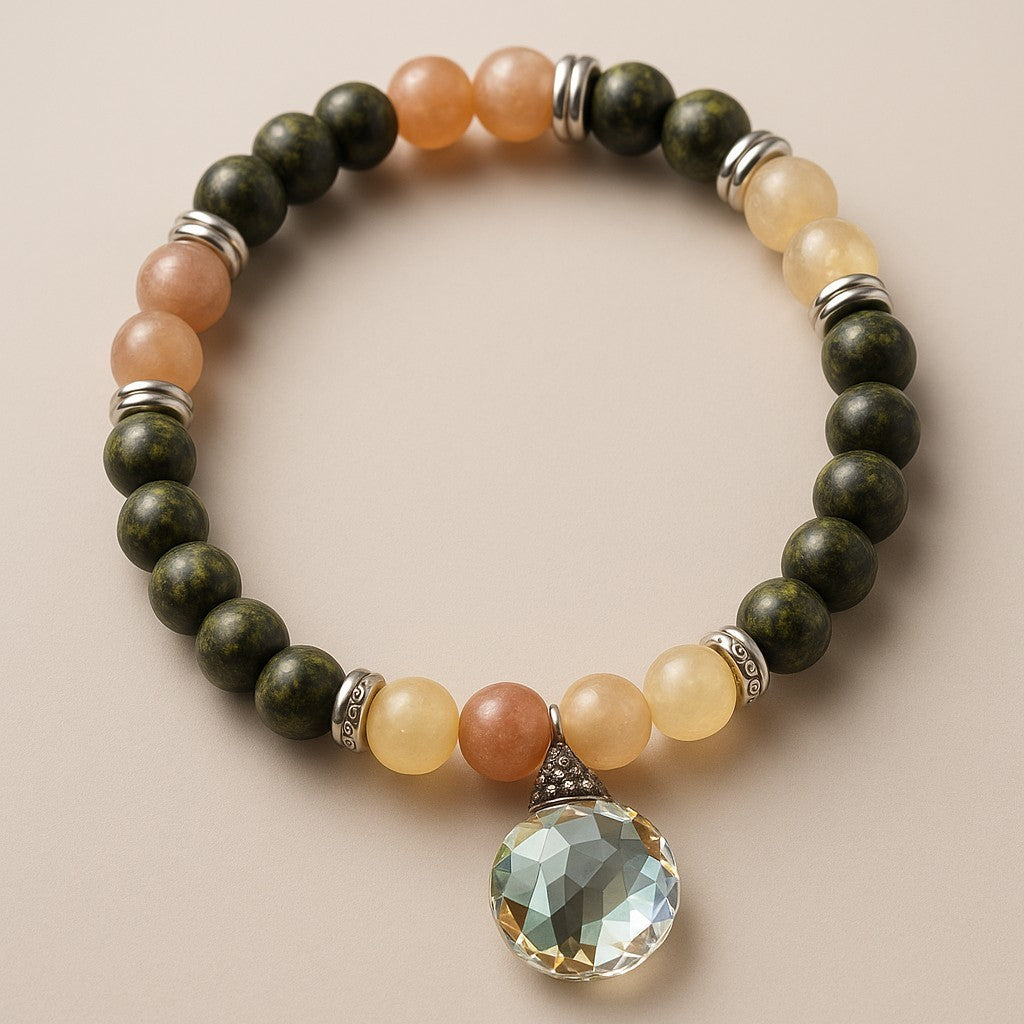 Mystic Twilight Charm Bracelet & Earring Set