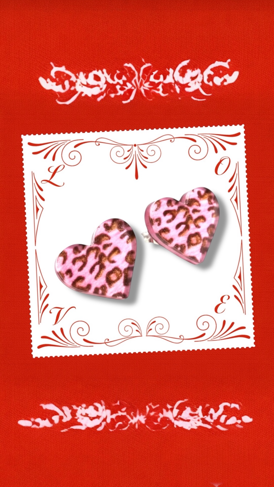 Valentine's Day Post Earrings