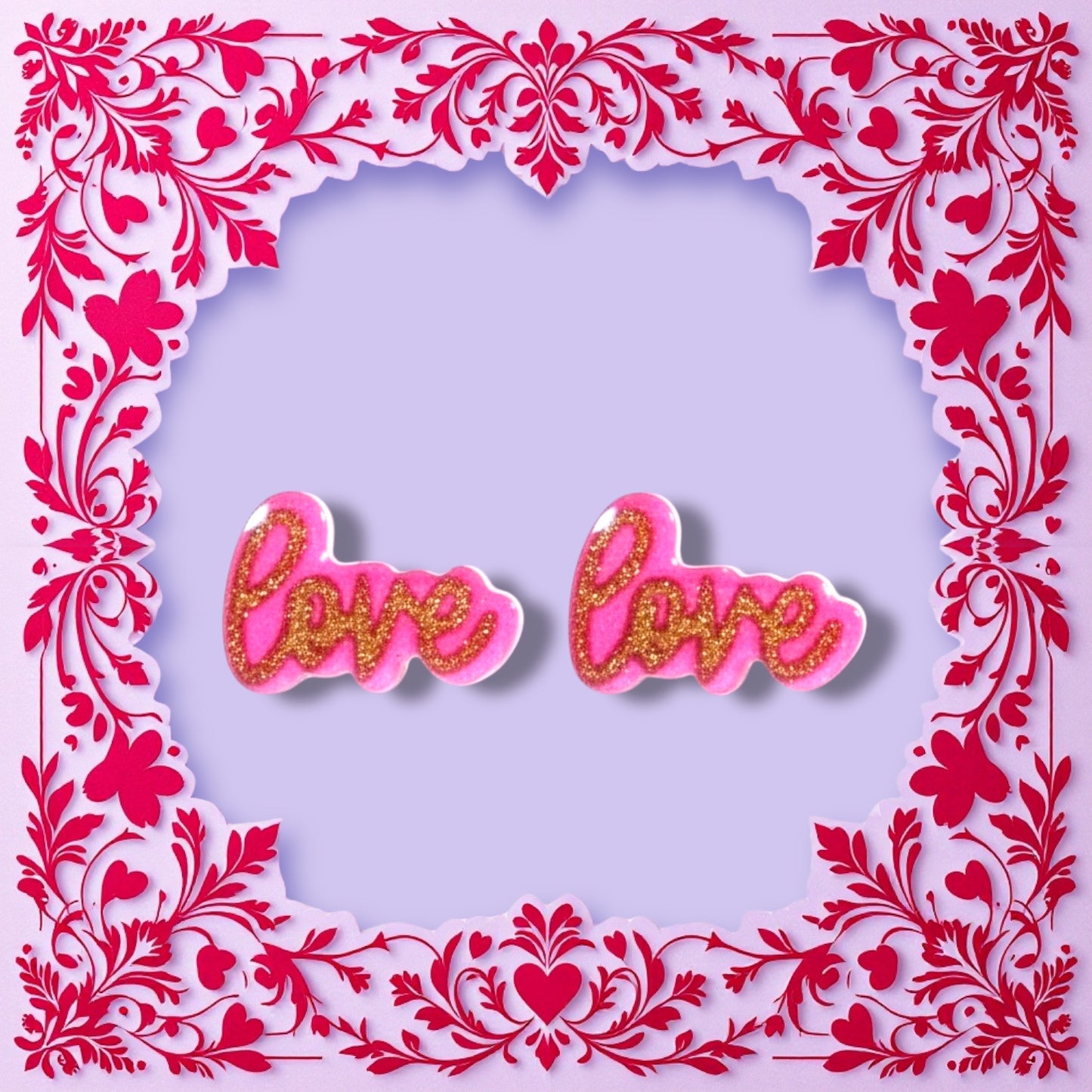 Valentine's Day Post Earrings