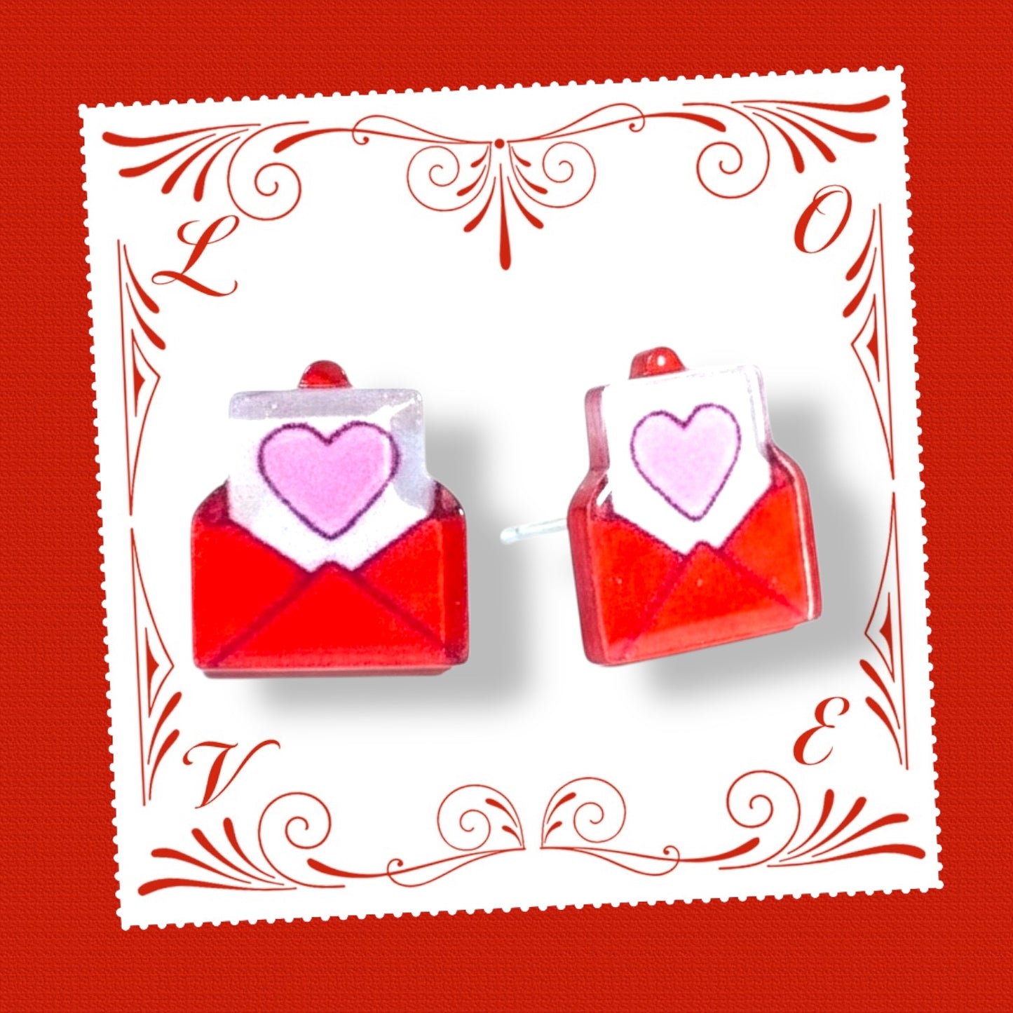 Valentine's Day Post Earrings