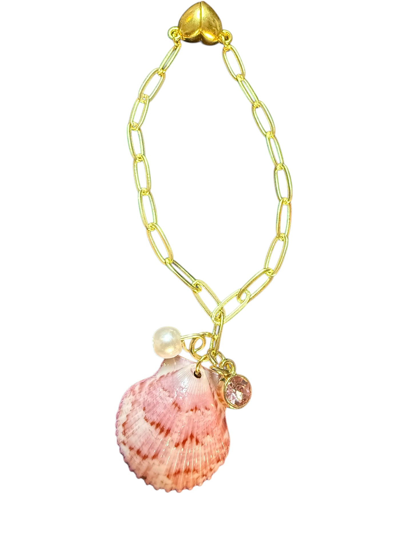 Seashell Necklace, Bracelet, Earrings & Matching Set