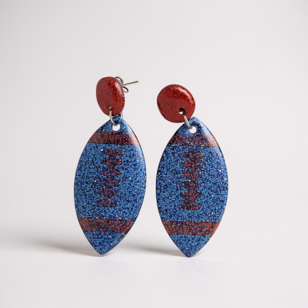 Football Spirit Earrings 🏈✨