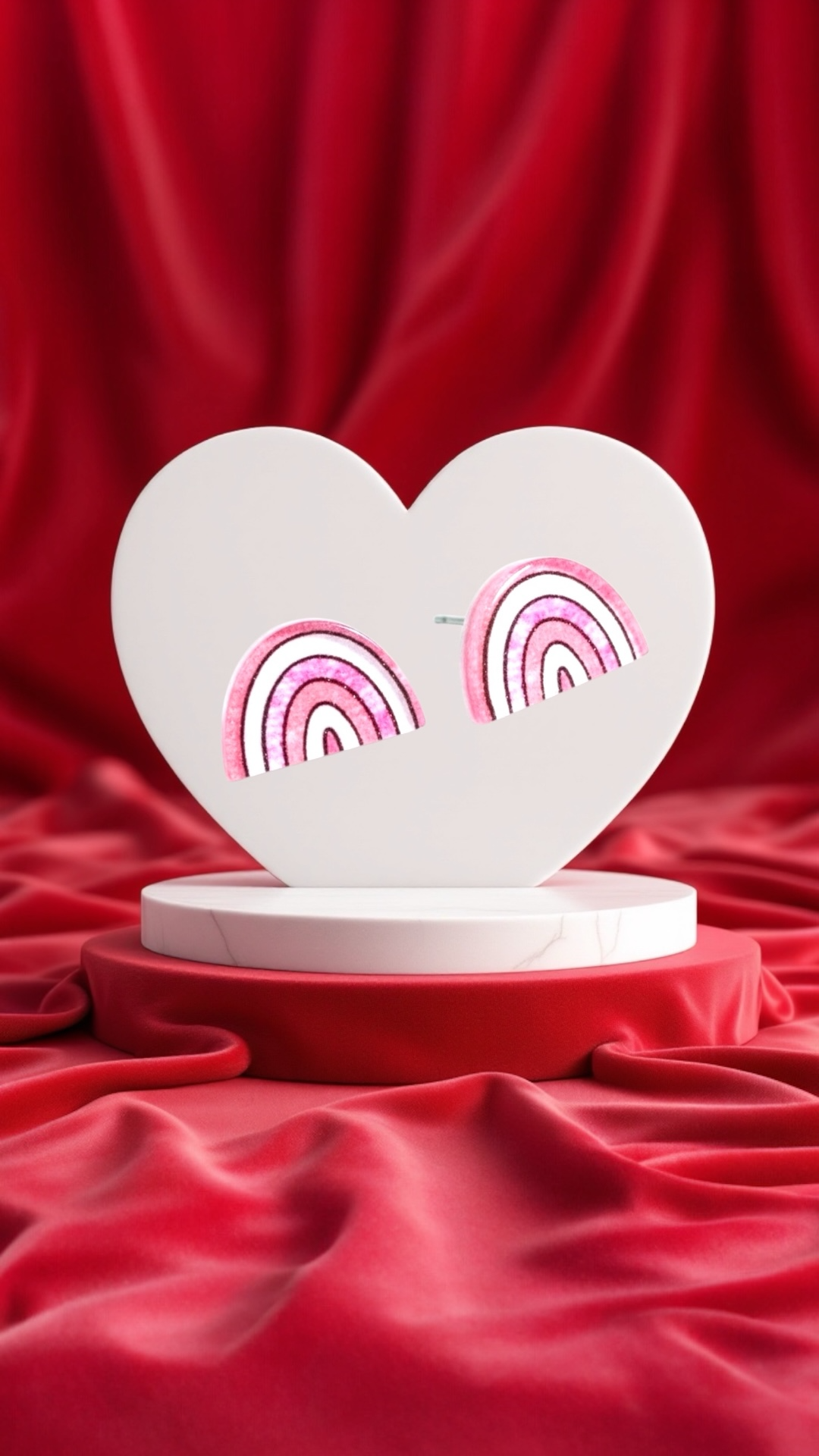 Valentine's Day Post Earrings