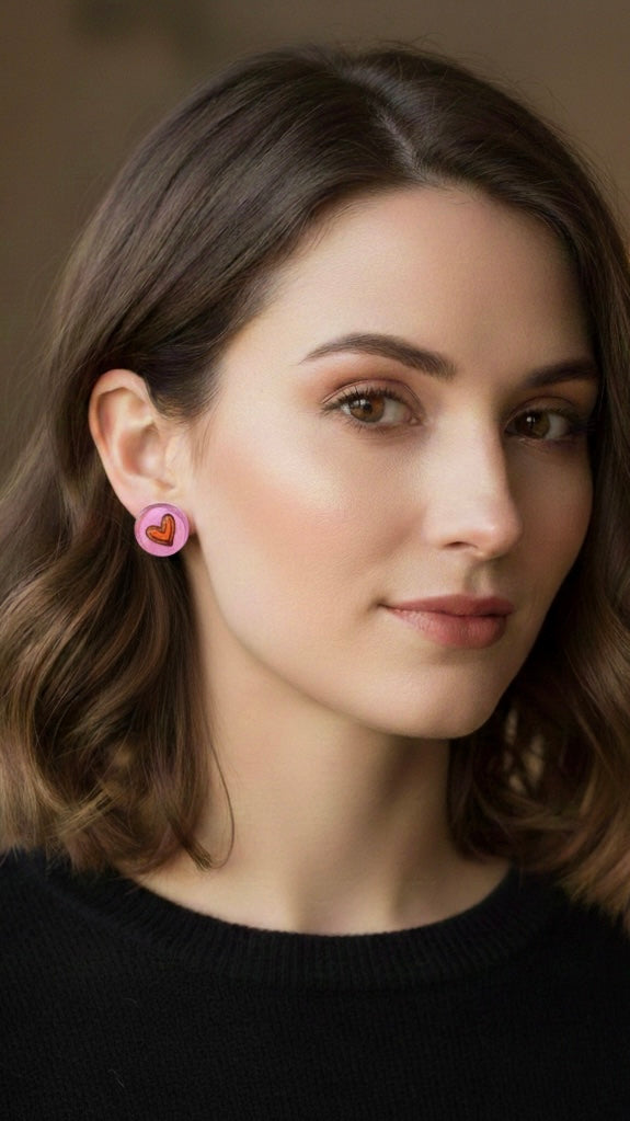 Valentine's Day Post Earrings