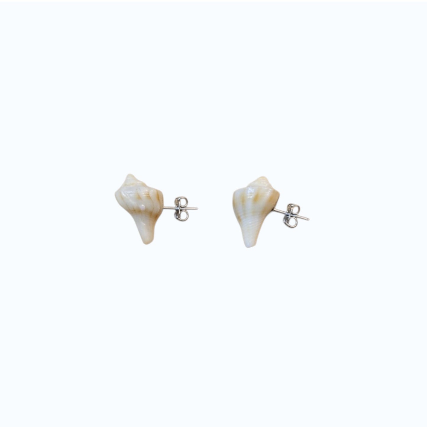 Dainty Conch Shell Necklace & Post Earrings