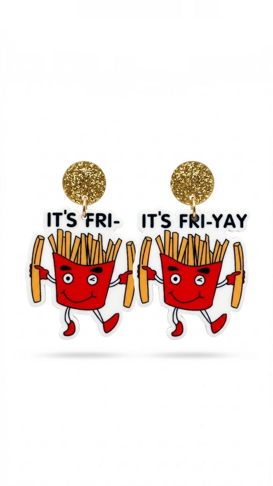 Fri-Yay Teacher Earrings