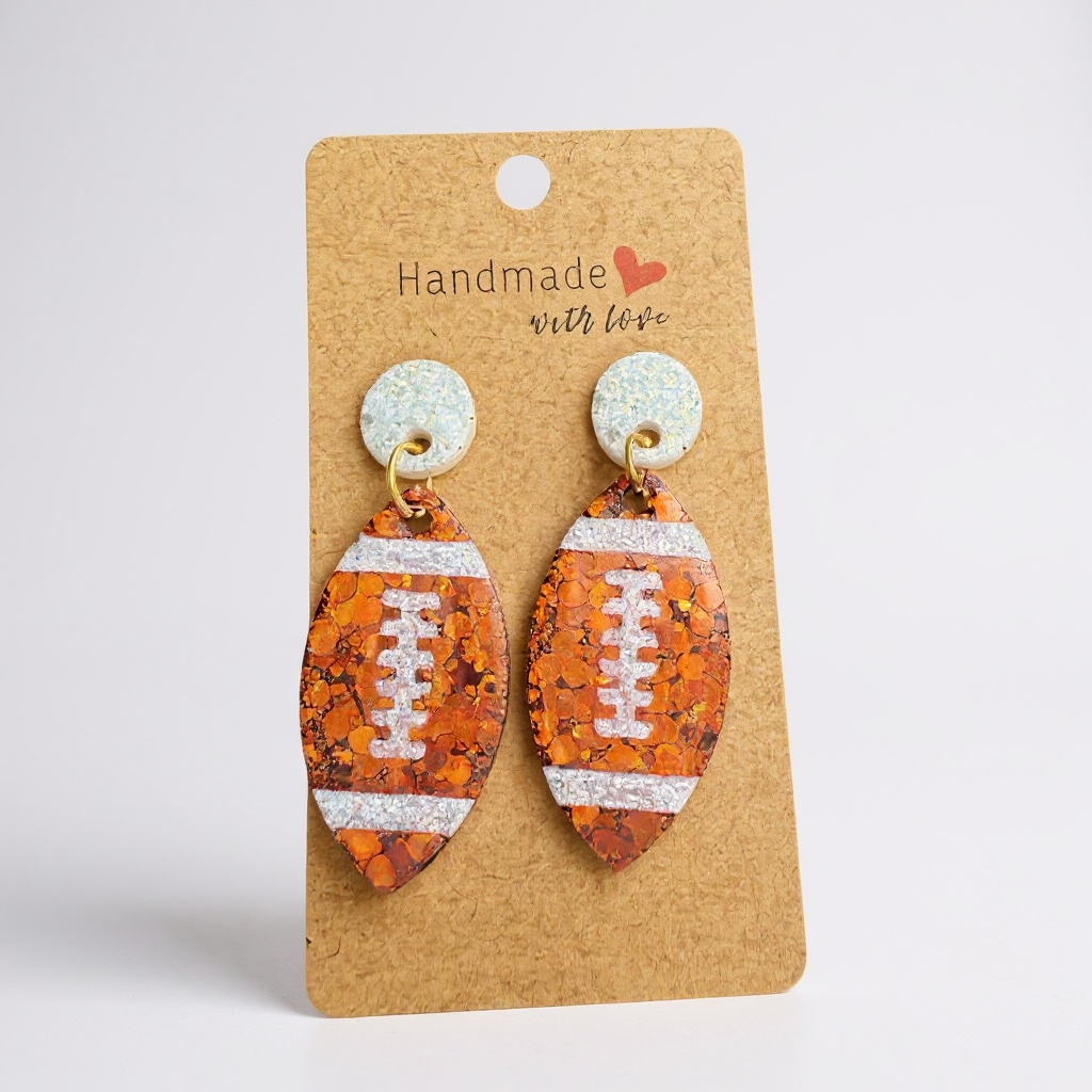 Football Spirit Earrings 🏈✨