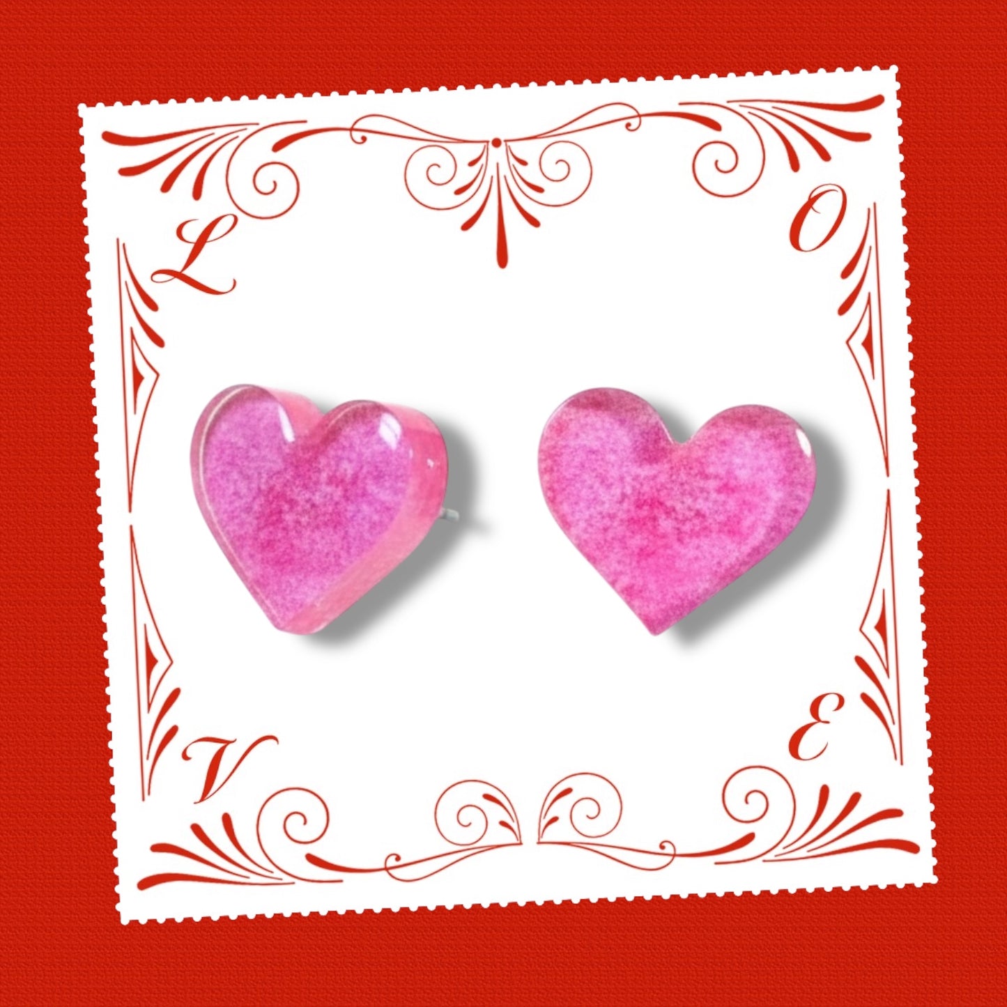 Valentine's Day Post Earrings