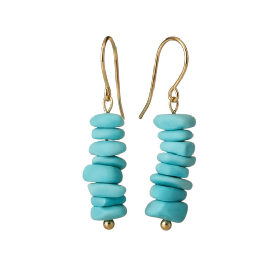 Larimar Essence Dangle Earrings