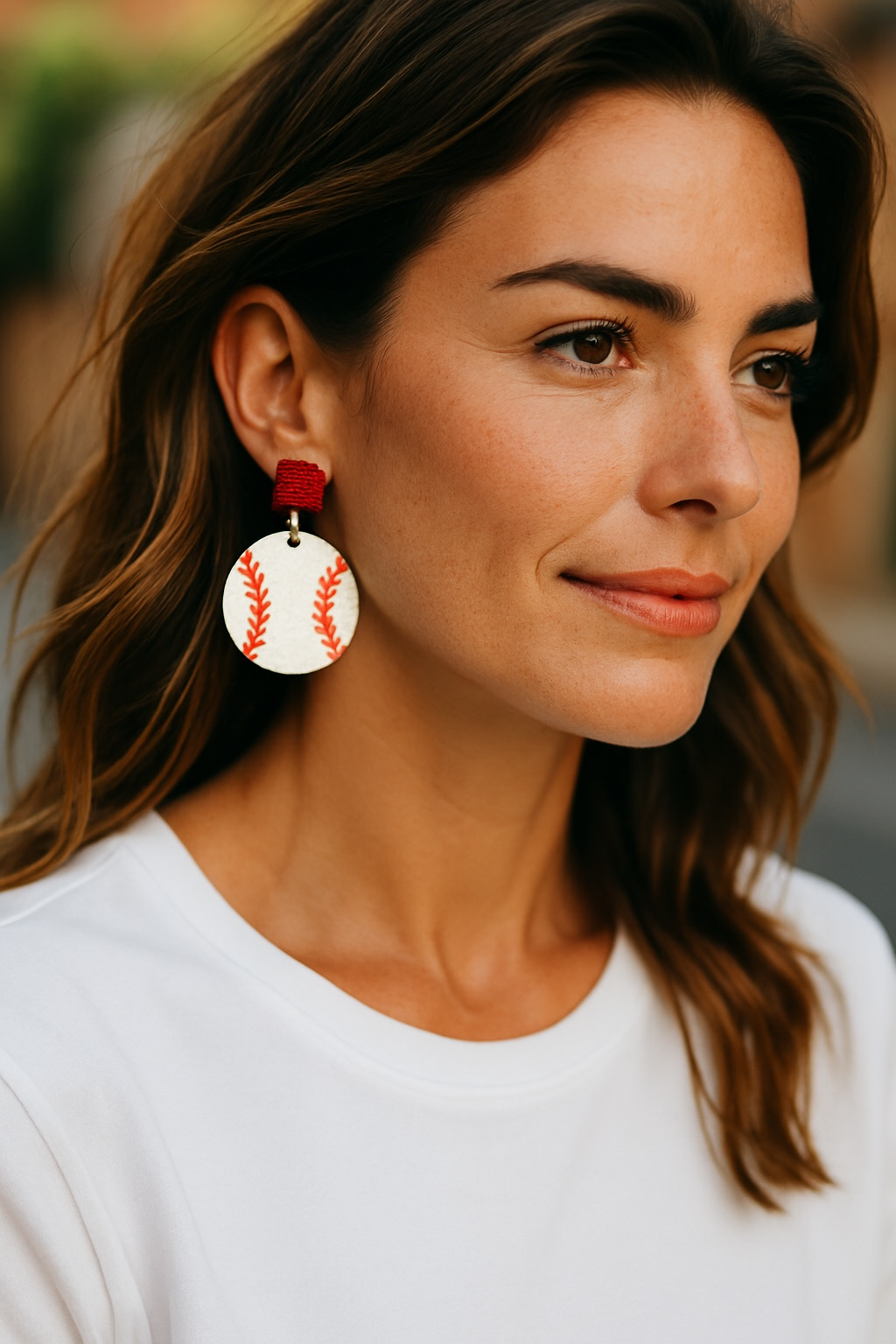 Baseball Sparkle Earrings ⚾✨