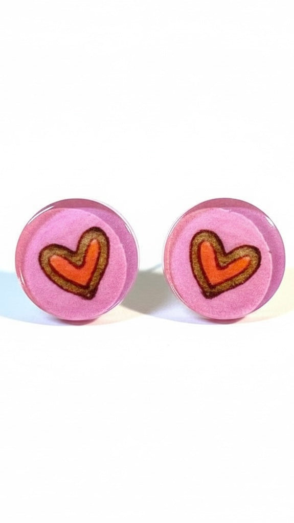 Valentine's Day Post Earrings