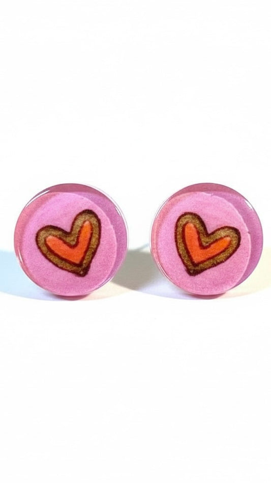 Valentine's Day Post Earrings