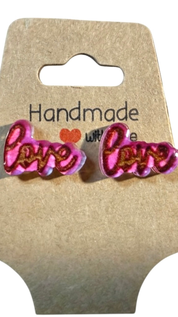 Valentine's Day Post Earrings