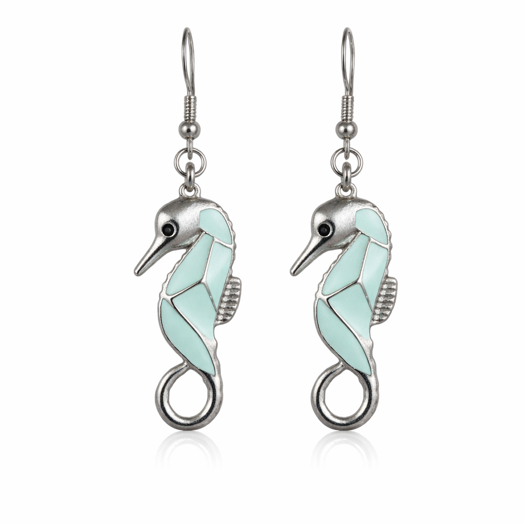 Ocean Spirit Seahorse Earrings