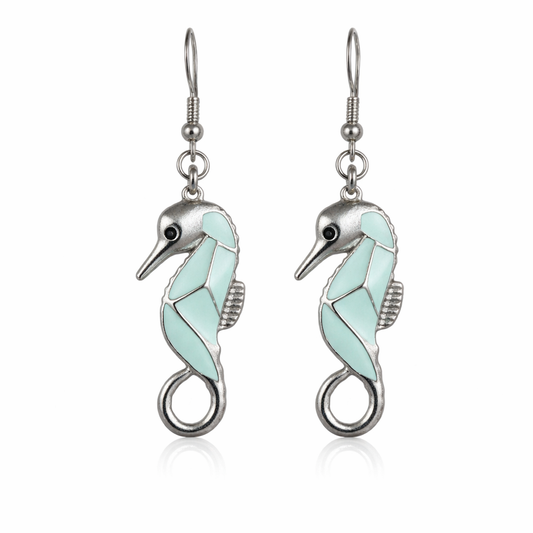 Ocean Spirit Seahorse Earrings
