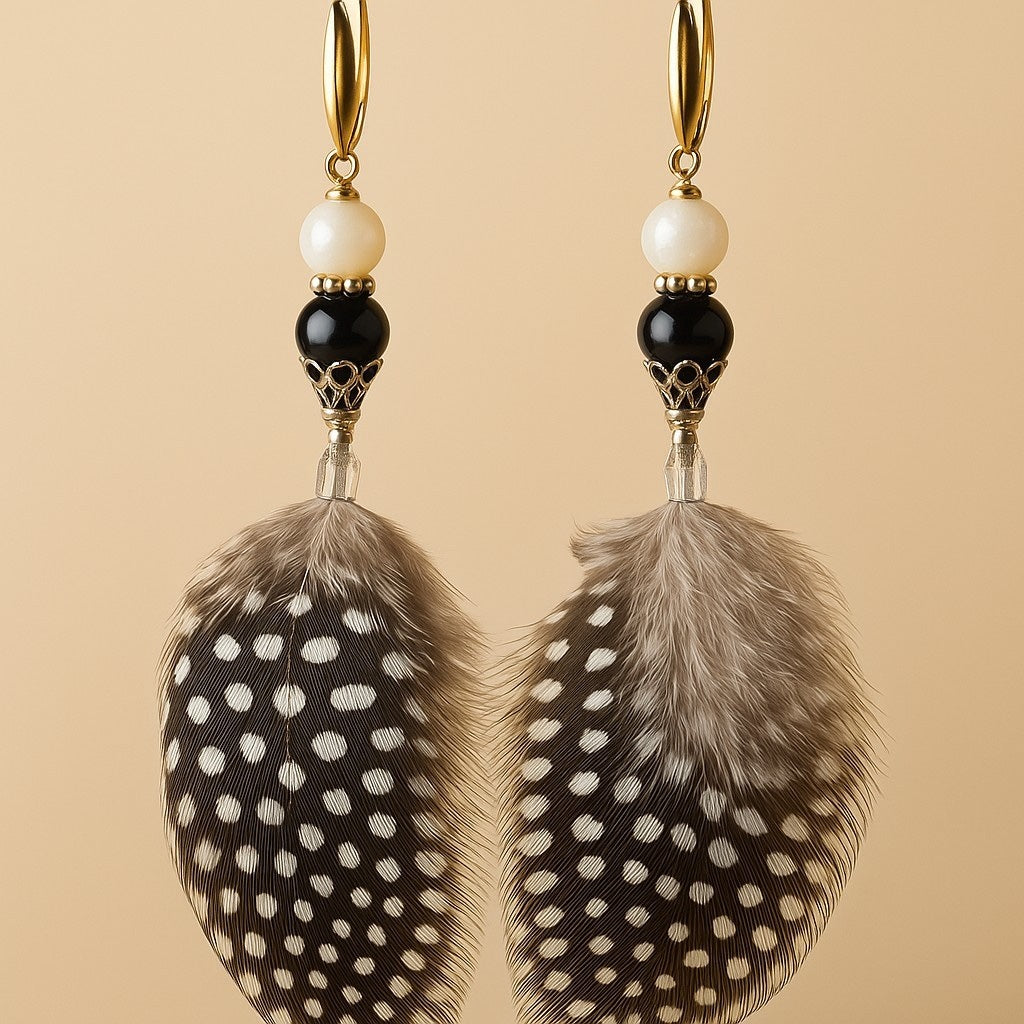 Feather Whisper Earrings – Dreamy Boho Collection
