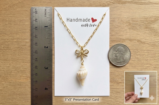 Coastal Bow Shell Necklace